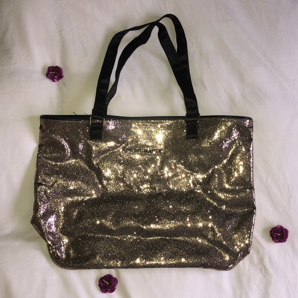 Glitter tote bag